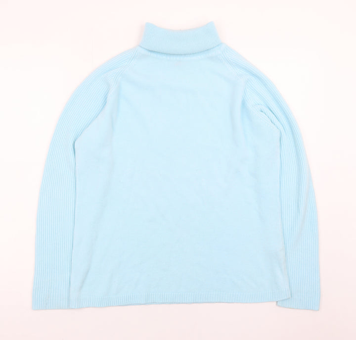 Priima Parte Women’s Blue Roll Neck Long Sleeve Jumper L