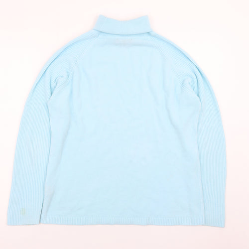 Priima Parte Women’s Blue Roll Neck Long Sleeve Jumper L