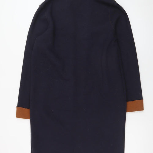 Marks and Spencer Womens Blue Cardigan Medium Knit Open Front
