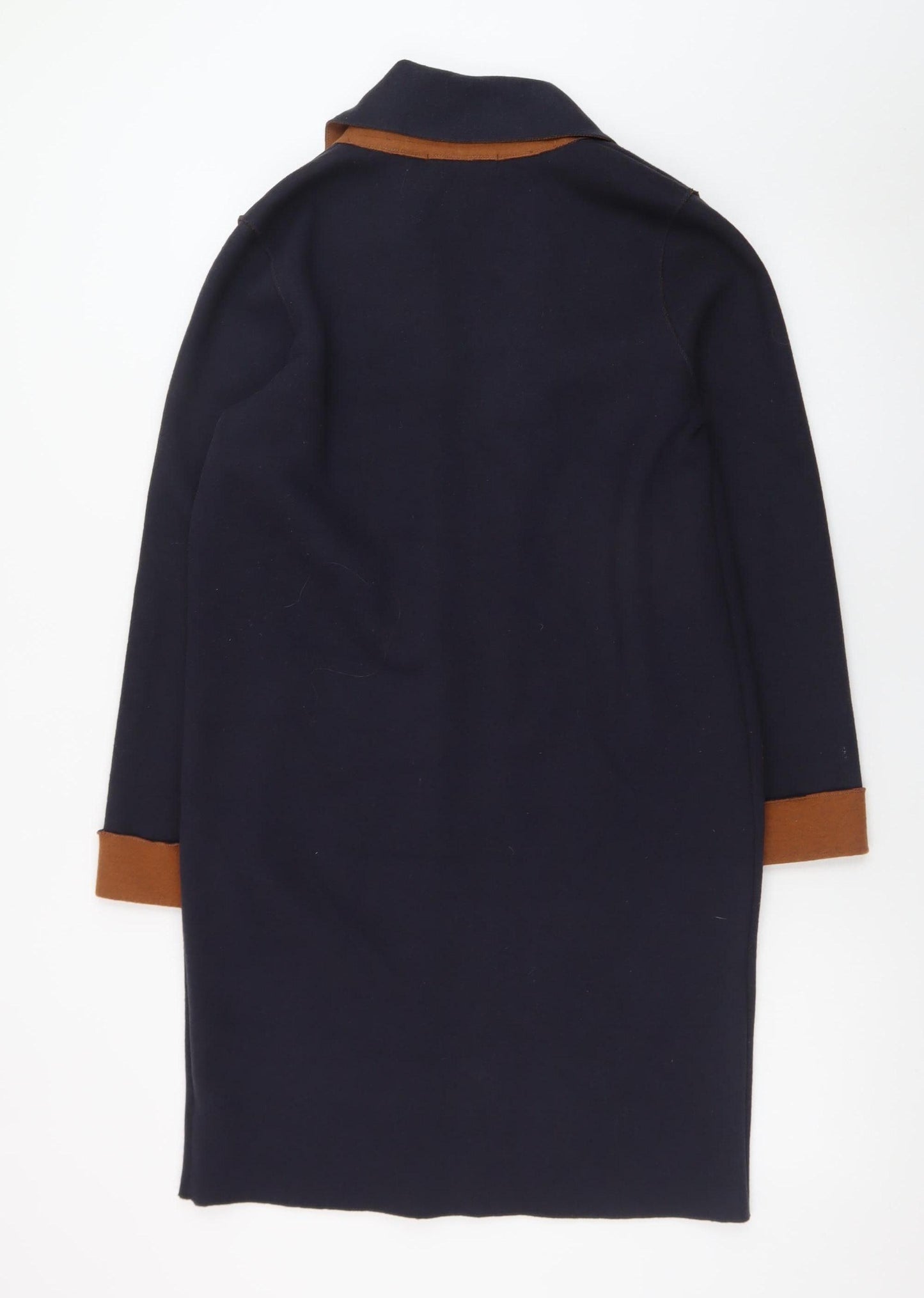 Marks and Spencer Womens Blue Cardigan Medium Knit Open Front