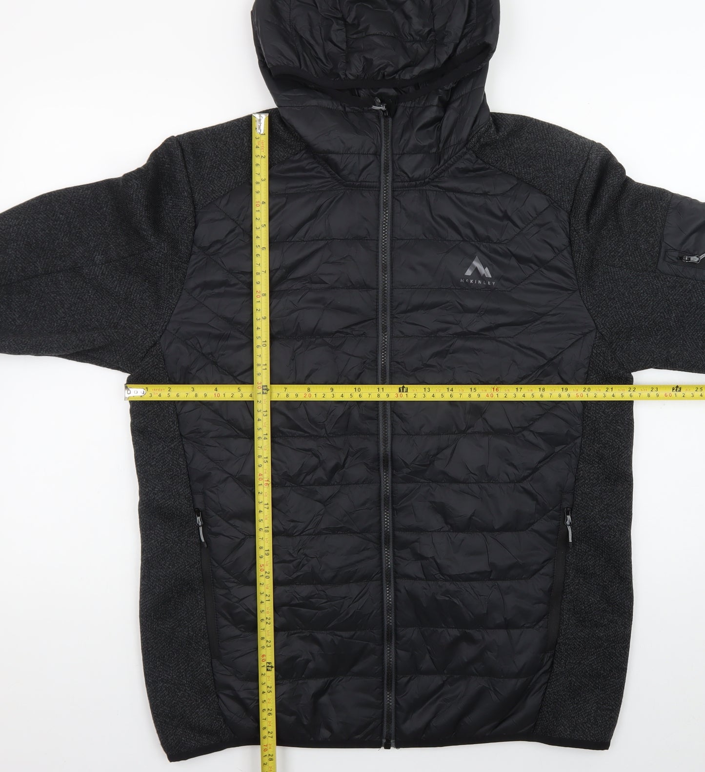 McKINLEY Men's Black XL Puffer Hooded Insulated Jacket