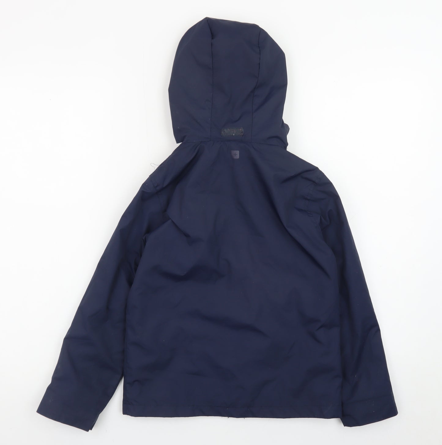 Mountain Warehouse Boys Navy Waterproof Hooded Rain Coat 7-8 Years