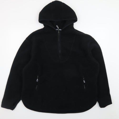 Dunnes Stores Men's Black Fleece Pullover Hoodie Large