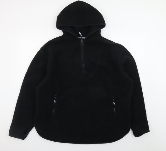 Dunnes Stores Men's Black Fleece Pullover Hoodie Large