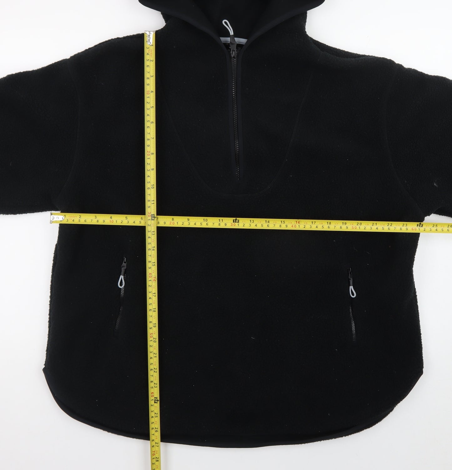 Dunnes Stores Men's Black Fleece Pullover Hoodie Large
