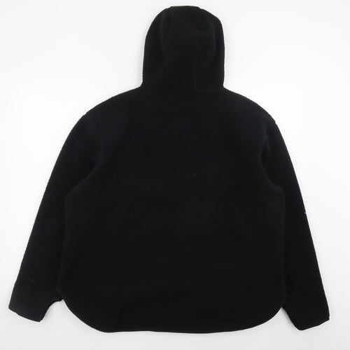 Dunnes Stores Men's Black Fleece Pullover Hoodie Large