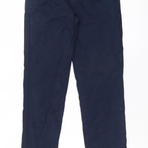 Dunnes Stores Boys Blue Chino Trousers 9-10 Years Regular Fit