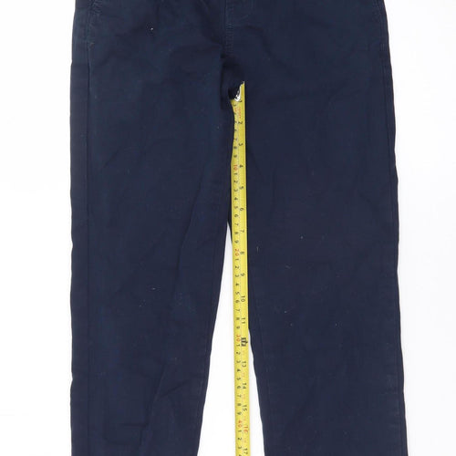 Dunnes Stores Boys Blue Chino Trousers 9-10 Years Regular Fit