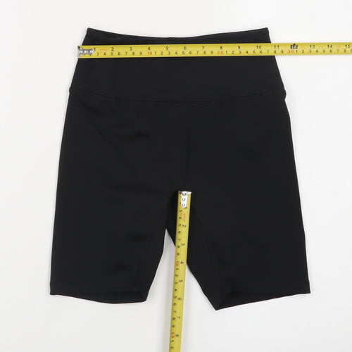 Slazenger Women's Black Biker Activewear Shorts Size 6