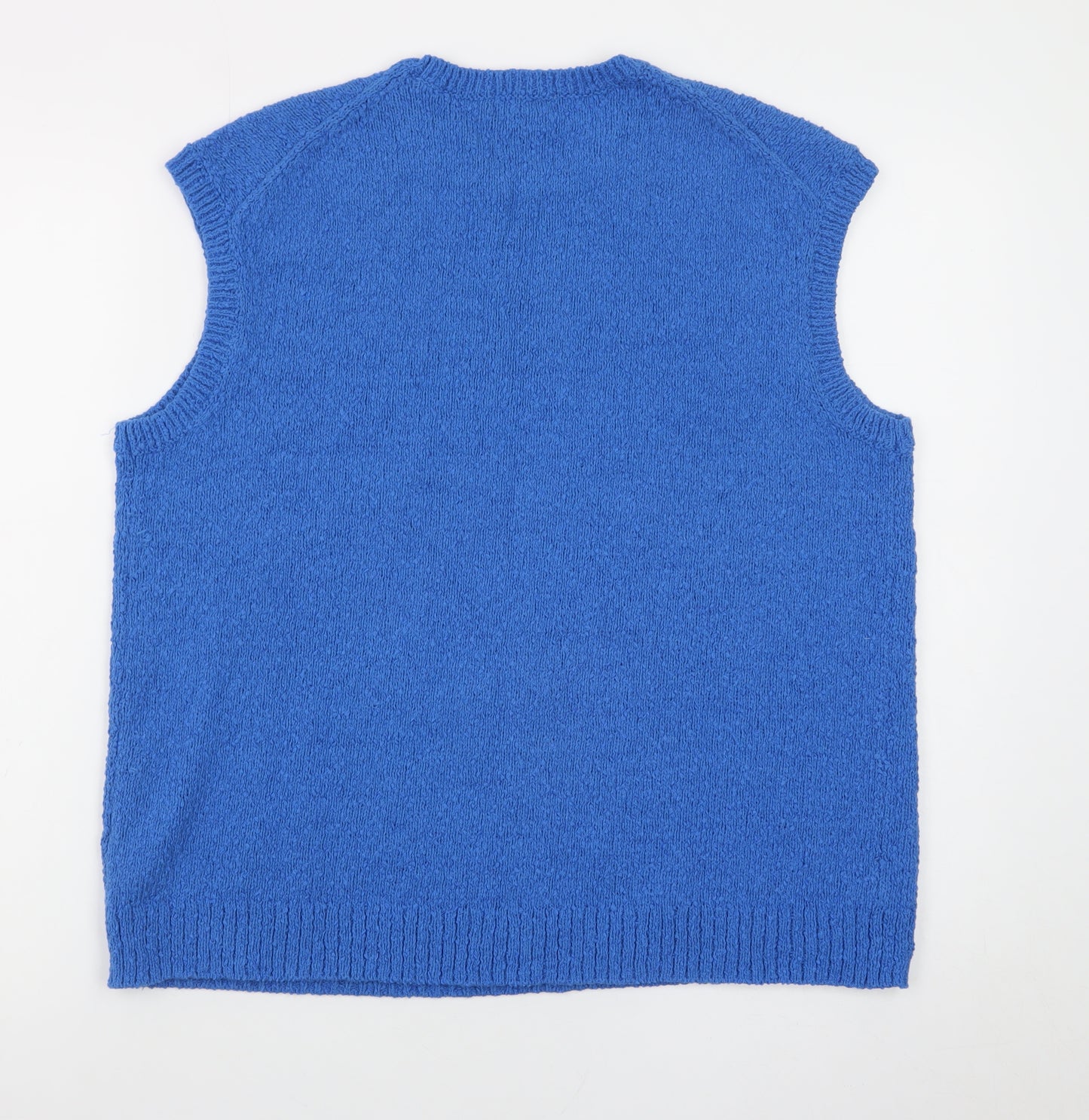 Weekday Women's Blue Knit Sleeveless Tank Top Size S