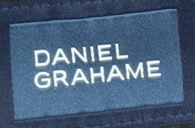 Daniel Grahame Men's Blue 36R Dress Pants Wool Blend Trousers