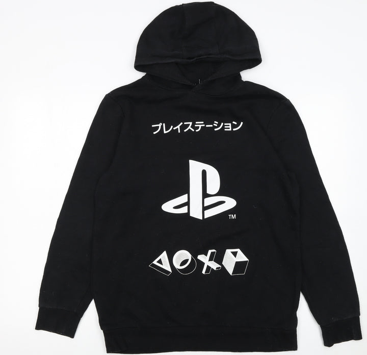 PlayStation Boys Black Pullover Hoodie 14-15 Years Hooded Sweatshirt