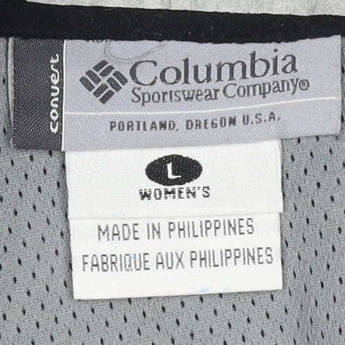 Columbia Women's Black Soft Shell Fleece Jacket Size L