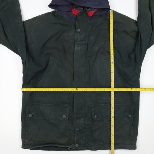 Nautica Boys Green XL Hooded Full Zip Canvas Hoodie Jacket
