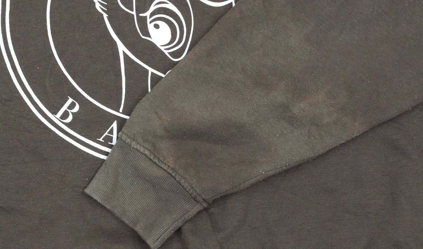 Disney Women’s Brown Bambi Sweatshirt 2XL Pullover Cotton Blend