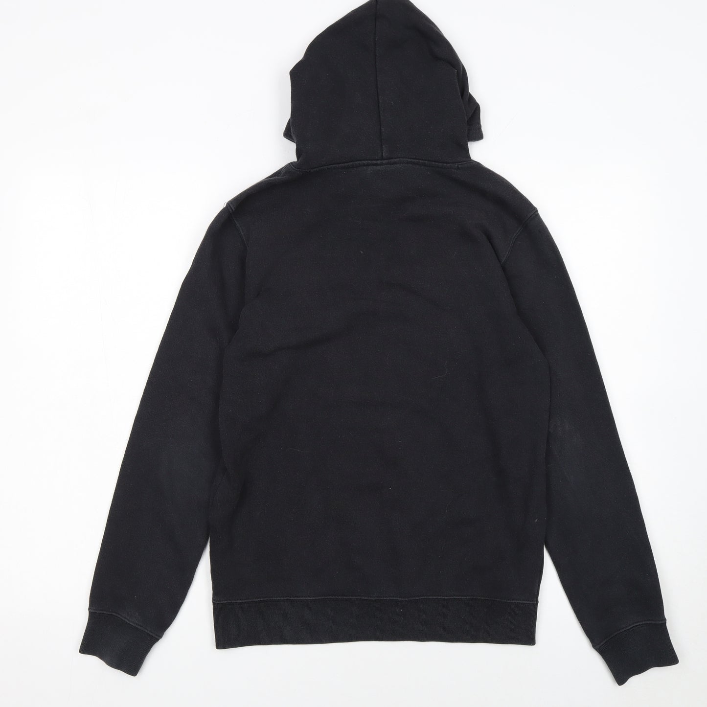 Champion Boys Black Pullover Fleece Hoodie 13-14 Years Logo Embroidered