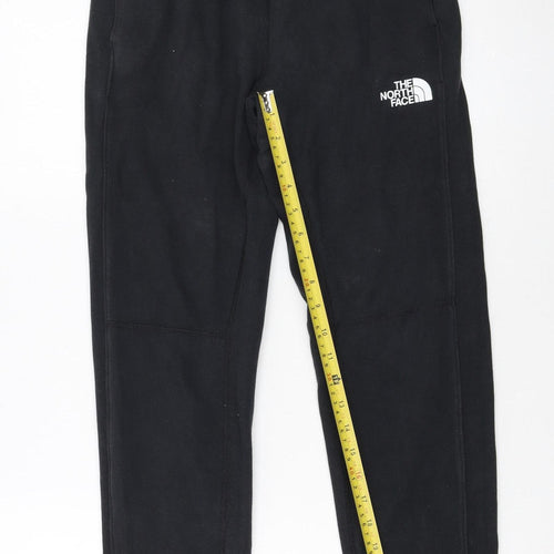 The North Face Boys Black L Jogger Sweatpants Elastic Waist Fleece