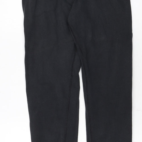 The North Face Boys Black L Jogger Sweatpants Elastic Waist Fleece