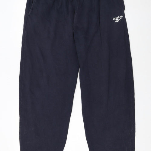 Reebok Men’s Black L Sweatpants Fleece Jogger Trousers