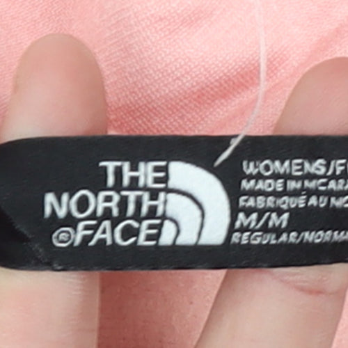 The North Face Women's Pink 1/4 Zip Pullover Sweatshirt Size M