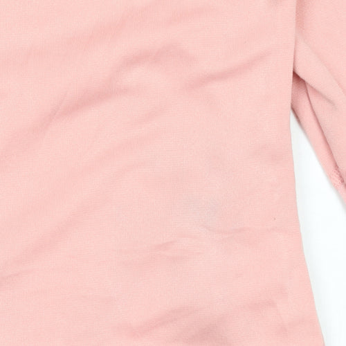 The North Face Women's Pink 1/4 Zip Pullover Sweatshirt Size M
