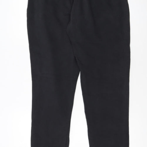 Adidas Men Black Jogger Sweatpants M Fleece Casual Tapered