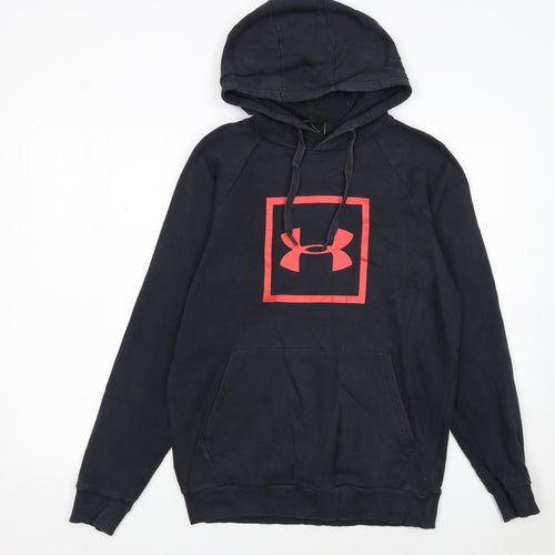 Under Armour Mens Black Pullover Hoodie S Sports Fleece