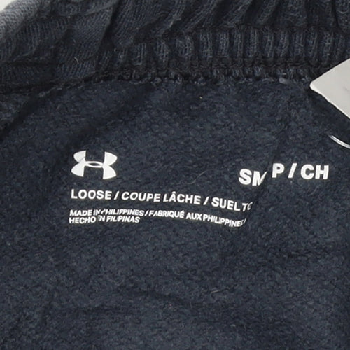 Under Armour Men's Black Jogger Sweatpants Size S Relaxed Fit