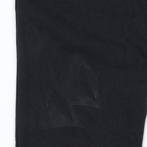Adidas Womens Black Jogger Sweatpants S Tapered Fit Elastic Waist