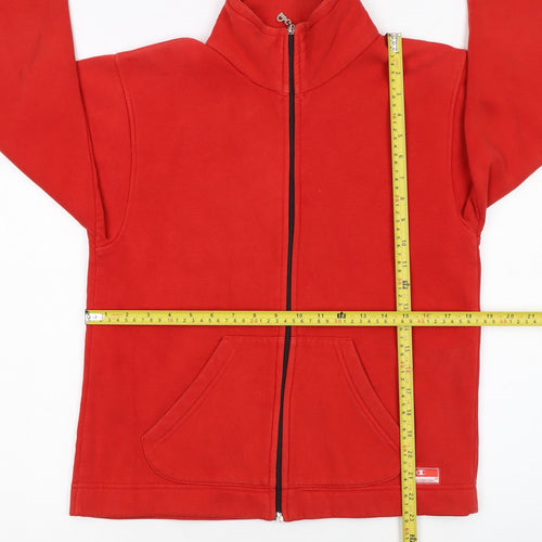 Champion Men's Red XL Track Jacket Full Zip Fleece Activewear