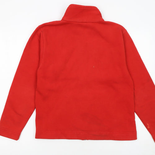 Champion Men's Red XL Track Jacket Full Zip Fleece Activewear