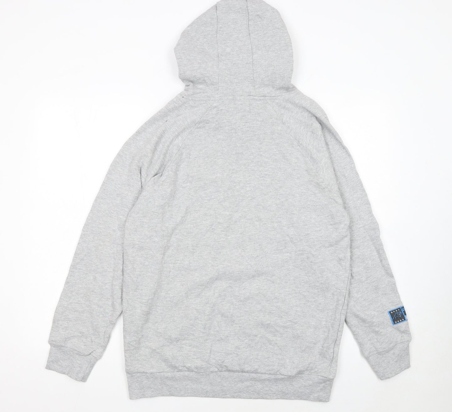 NFL Team Apparel Men's Grey Carolina Panthers Pullover Hoodie M