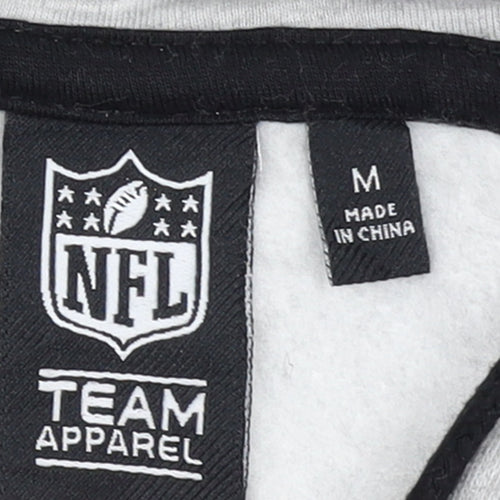 NFL Team Apparel Men's Grey Carolina Panthers Pullover Hoodie M