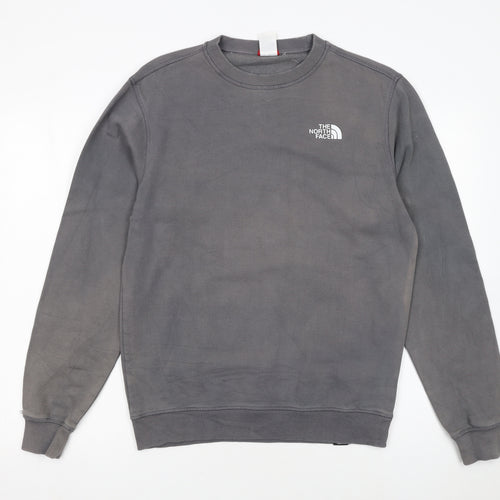 The North Face Men's Grey Crew Neck Pullover Sweatshirt S