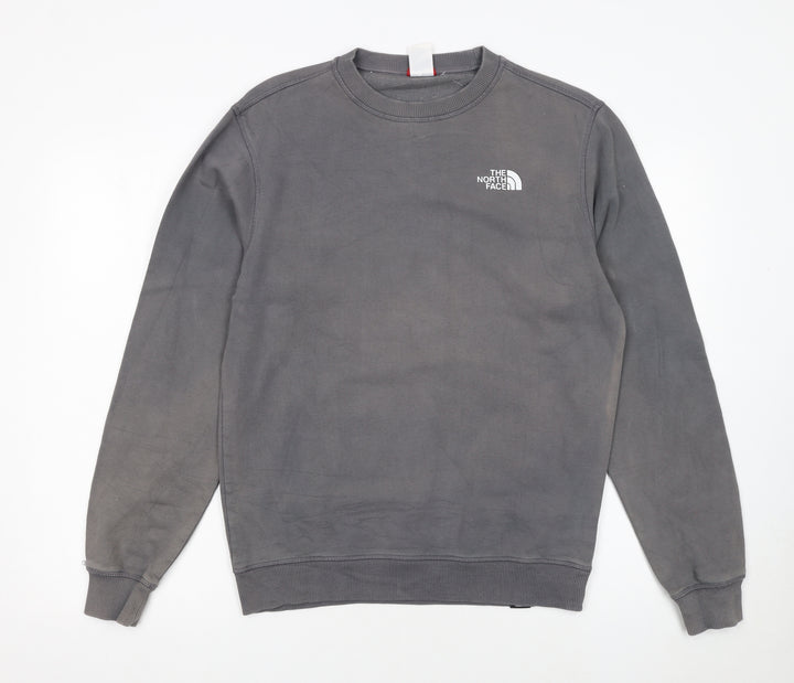 The North Face Men's Grey Crew Neck Pullover Sweatshirt S