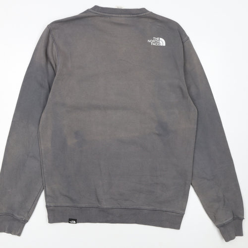 The North Face Men's Grey Crew Neck Pullover Sweatshirt S