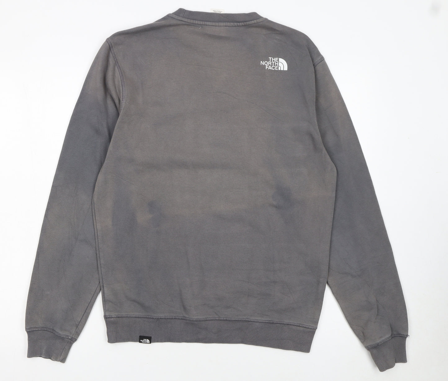 The North Face Men's Grey Crew Neck Pullover Sweatshirt S