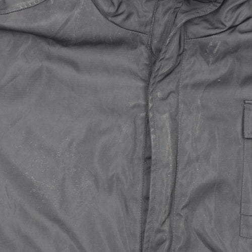 Nike Men's Black 2XL Windbreaker Hooded Active Jacket