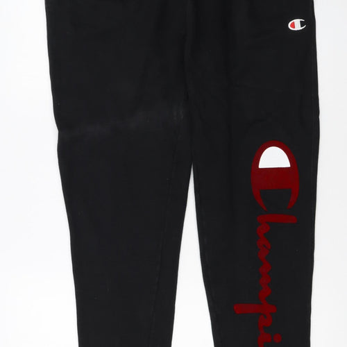 Champion Men's Black Reverse Weave Joggers Size L