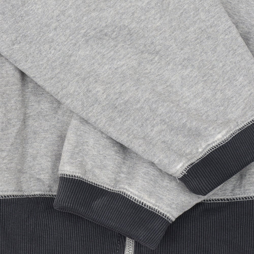 Nike Men's Grey Full Zip Hoodie 2XL Regular Fit Sportswear