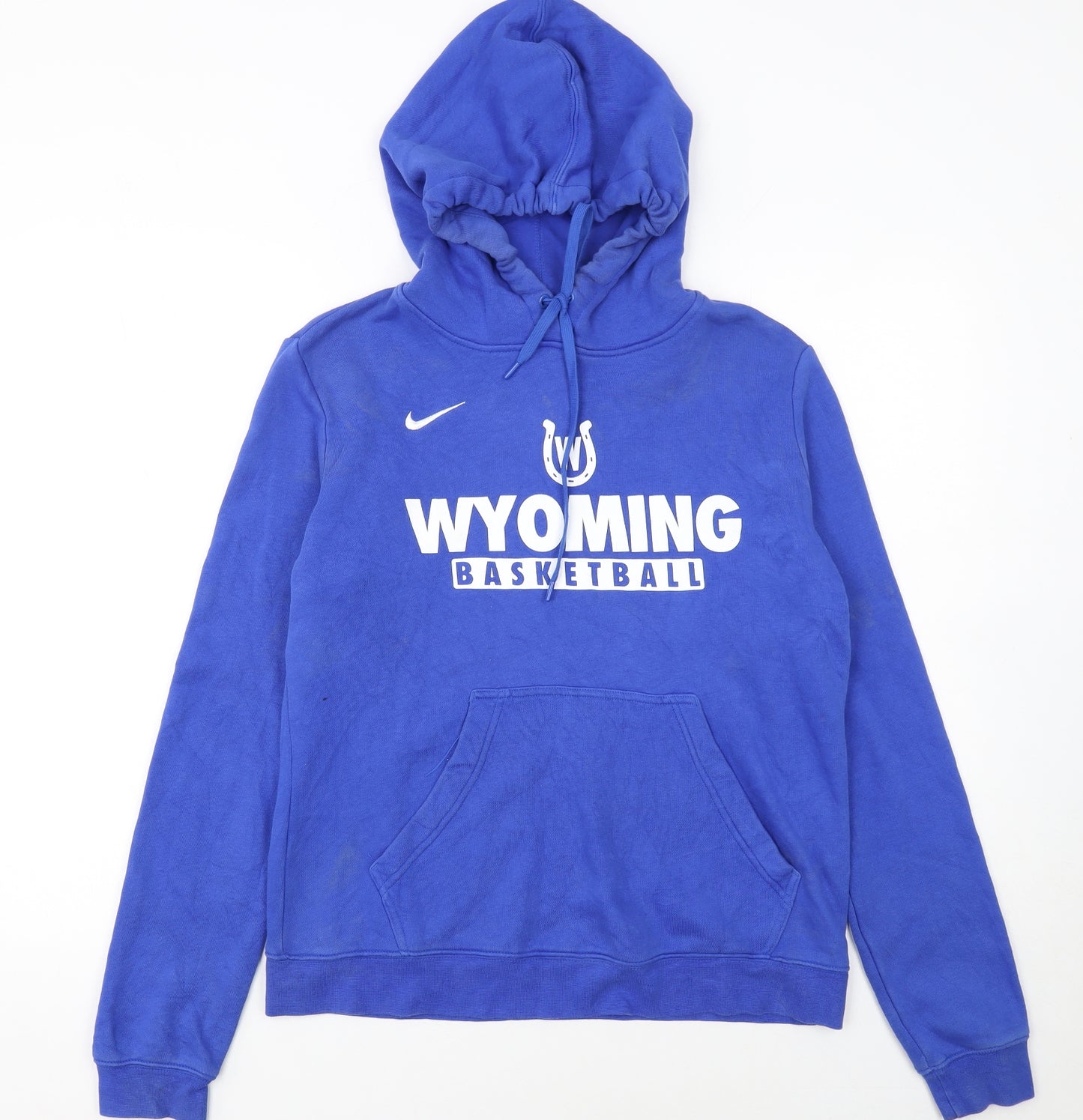 Nike Women's Blue Wyoming Basketball Pullover Hoodie Size L