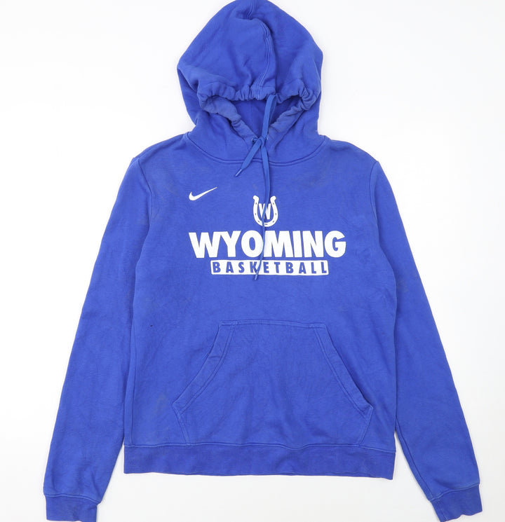 Nike Women's Blue Wyoming Basketball Pullover Hoodie Size L