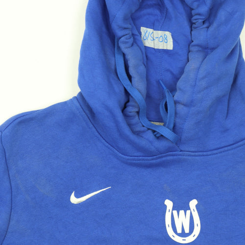 Nike Women's Blue Wyoming Basketball Pullover Hoodie Size L