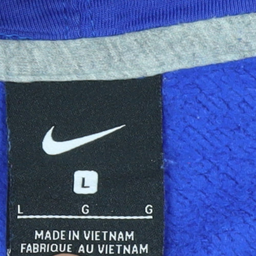 Nike Women's Blue Wyoming Basketball Pullover Hoodie Size L