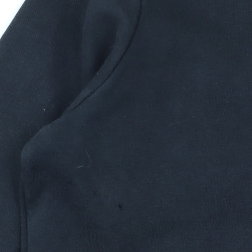 Champion Women's Black Small Track Jacket Full Zip Fleece Sports Top