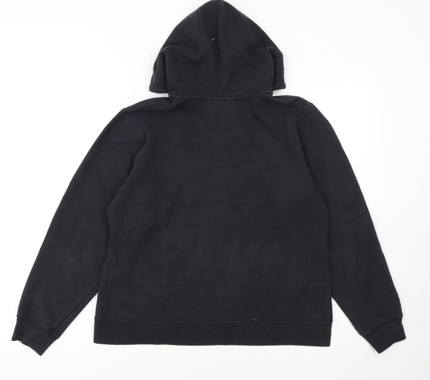 NFL For Her Panthers Black Full Zip Hoodie Women M Cotton Blend