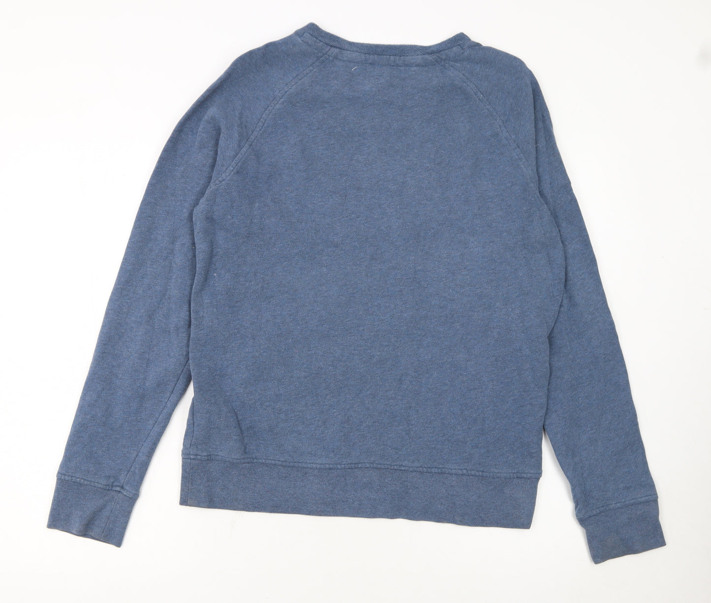 Hugo Boss Men's Blue Logo Pullover Sweatshirt Size M Crew Neck Cotton