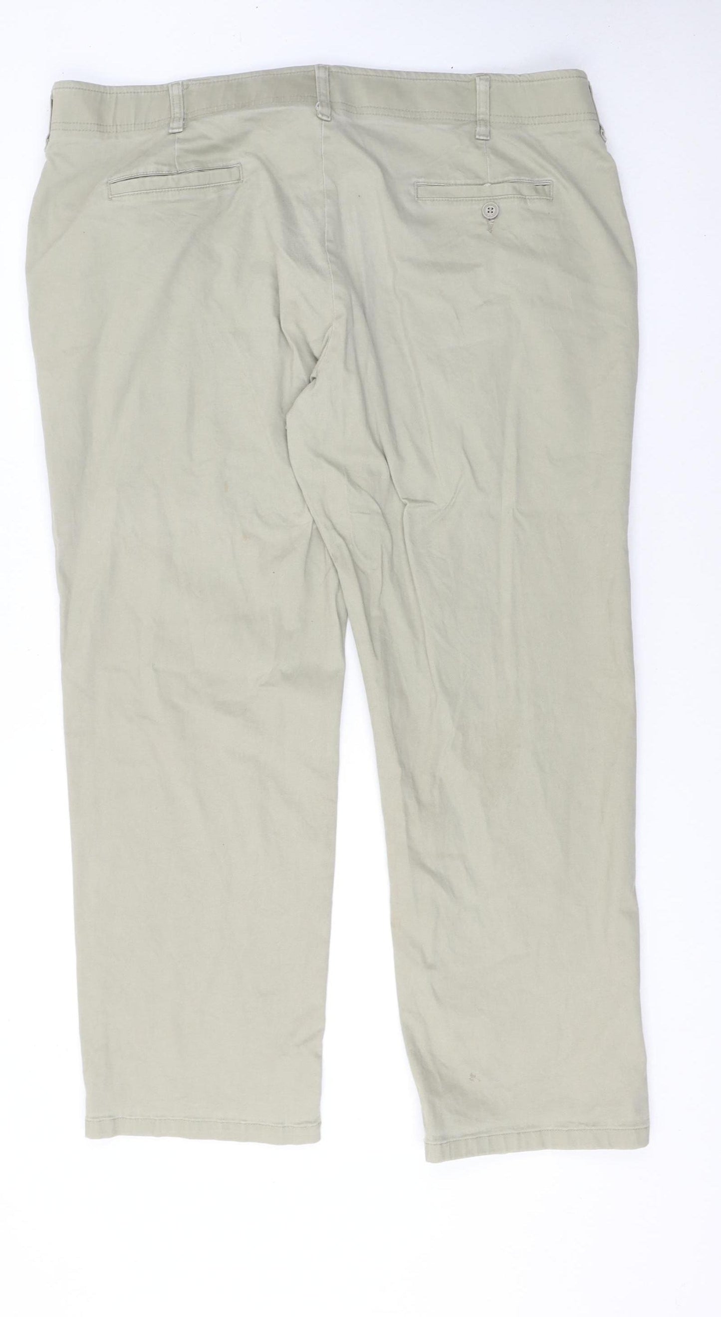 Lee Mens Beige Chino Trousers 42x30 Straight Fit Cotton Blend