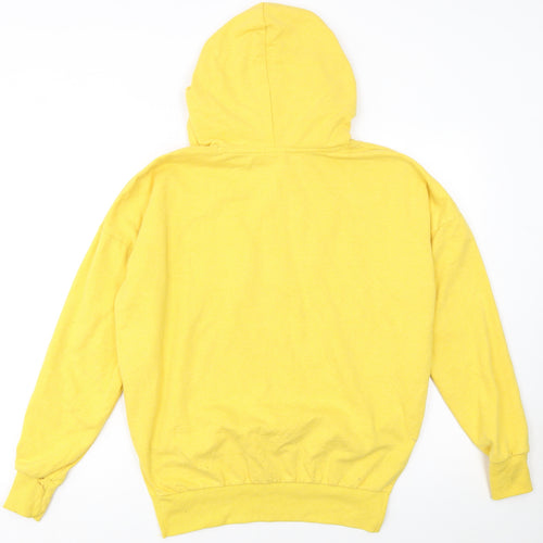 Disney Women Yellow XS Winnie the Pooh Pullover Hoodie Sweatshirt