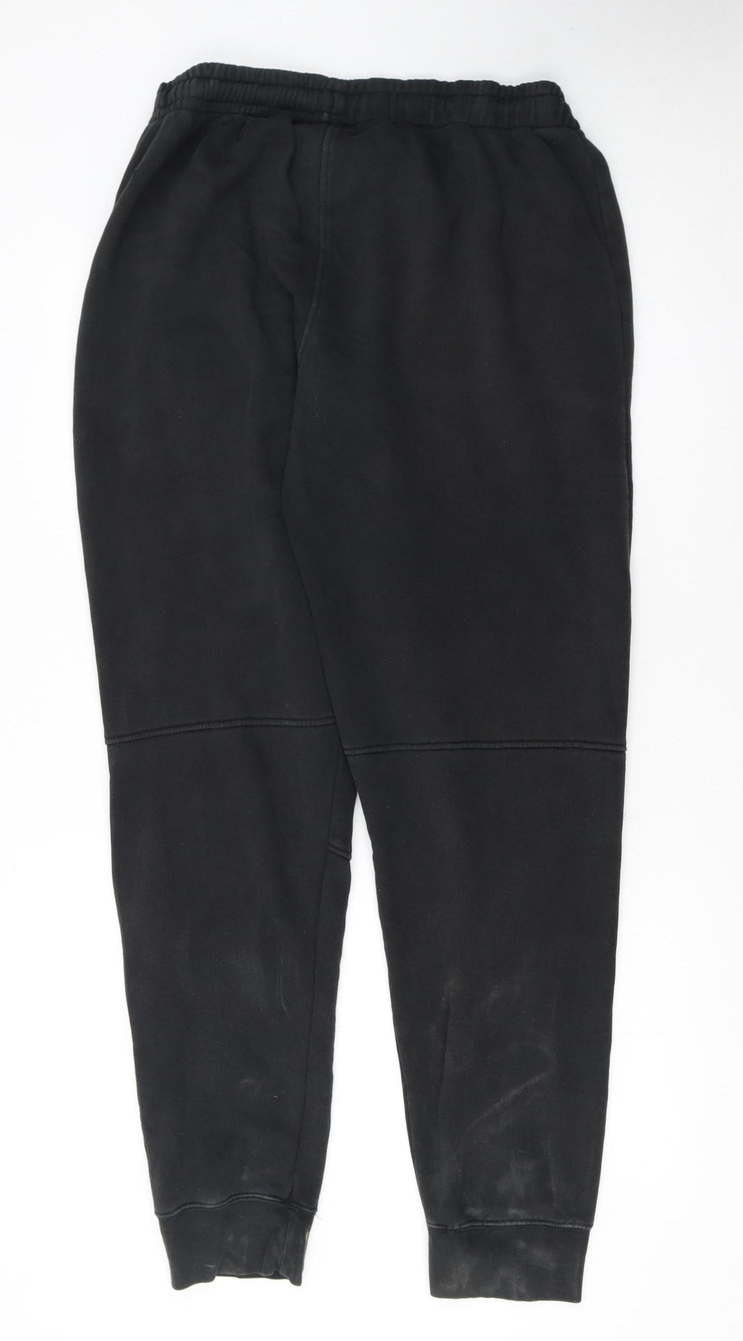 Umbro Men Black XL Jogger Trousers Fleece Lined Tapered Fit